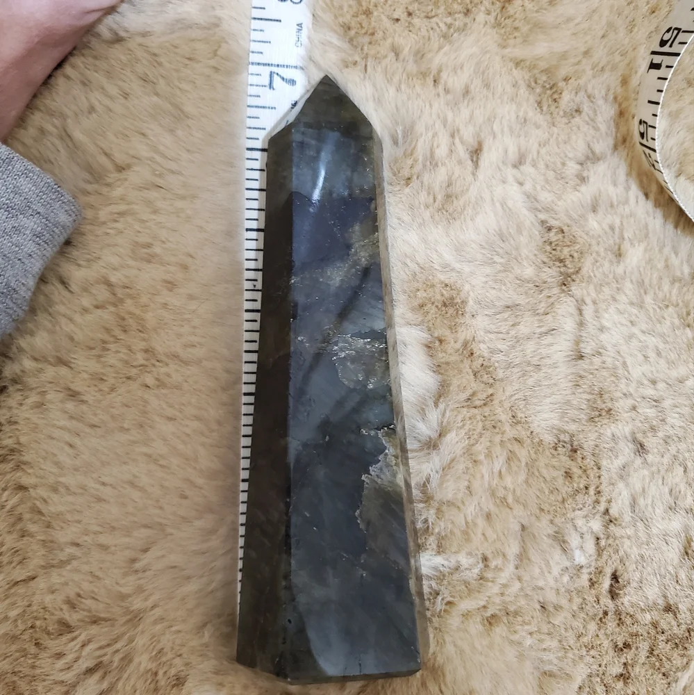 Labradorite Gemstone Crystal Tower - Picture 3 of 4